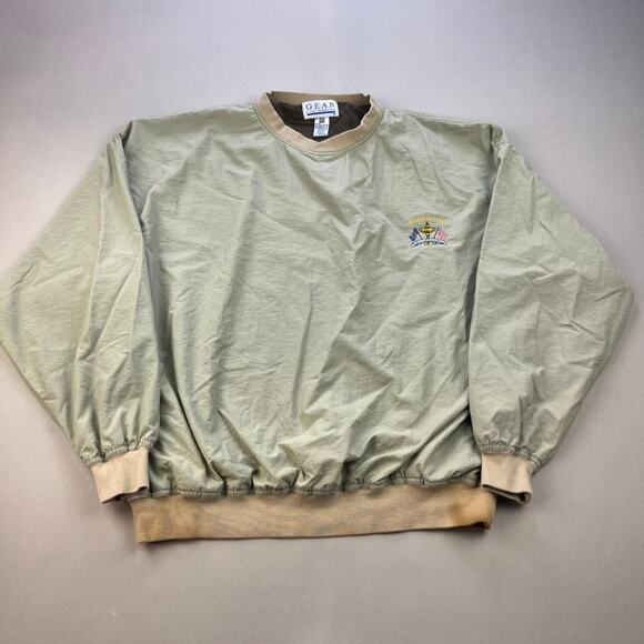 Vintage Ryder Cup Jacket Windbreaker Adult XXL Tan Pullover Valderrama PGA 1997 - Picture 1 of 13